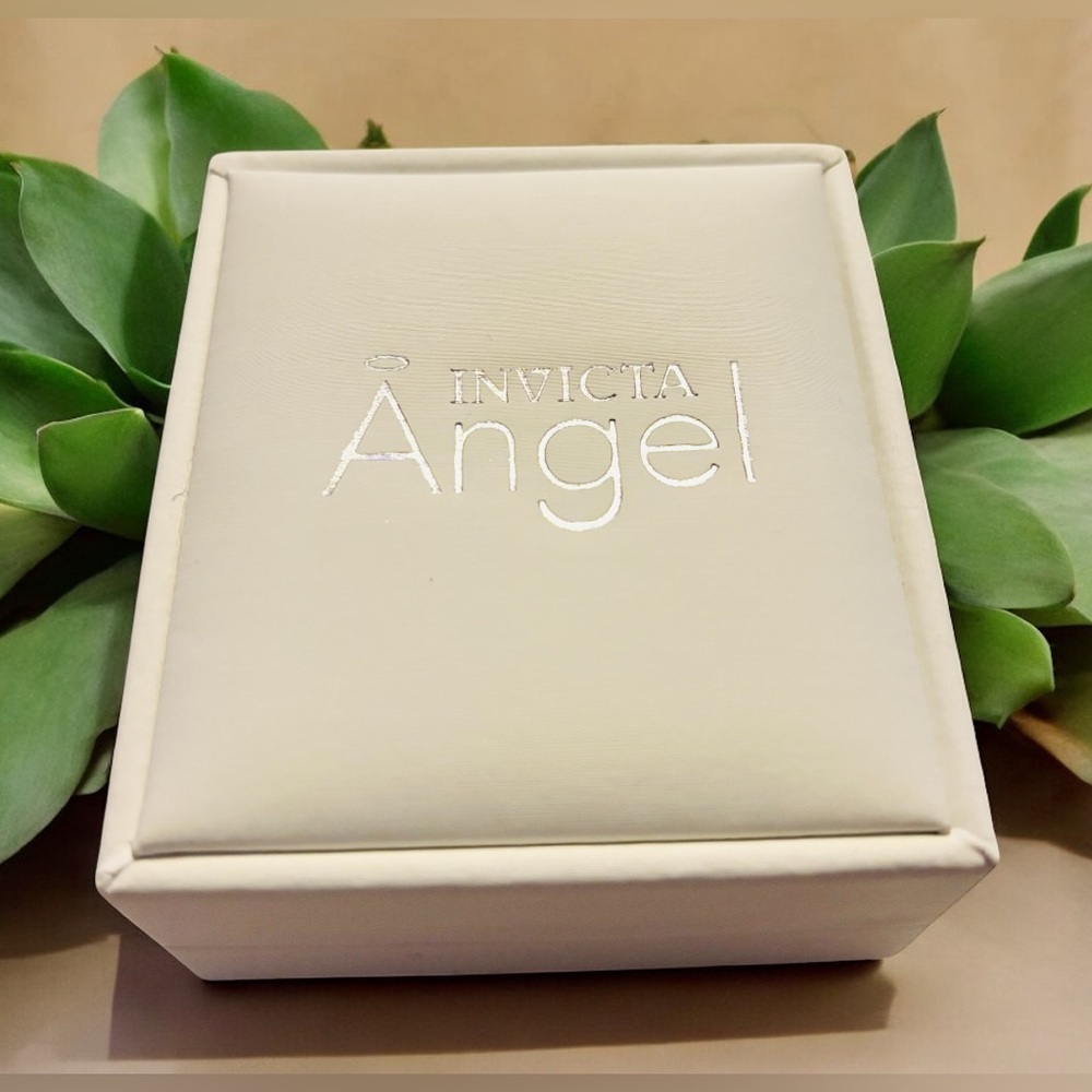 NWT Invicta Mini Angel Gold-tone Watch Necklace - Picture 5 of 8